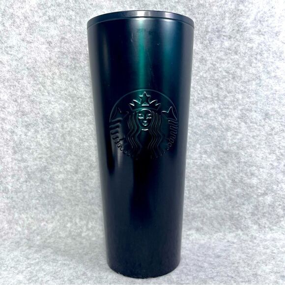 Starbucks Green and Black Gradient 2020 Matte Cup Tumbler‎ Venti Limited 24 oz - Picture 1 of 7